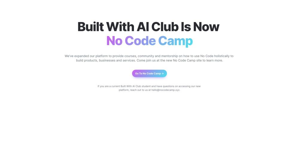 AI and No Code Platform