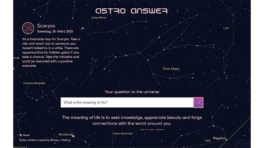 AI Horoscopes & Personalized Answers - Chrome Extension