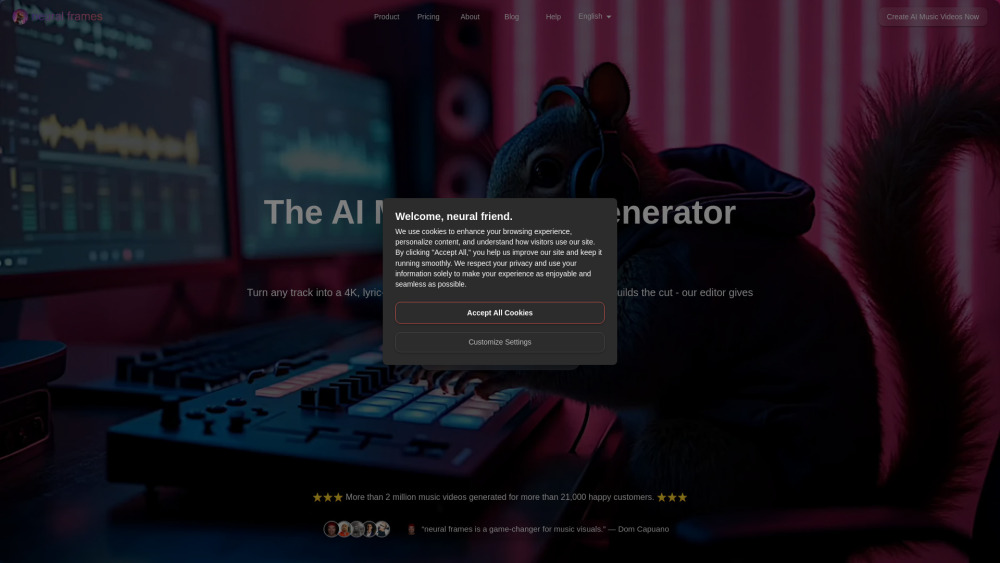 AI music video generator