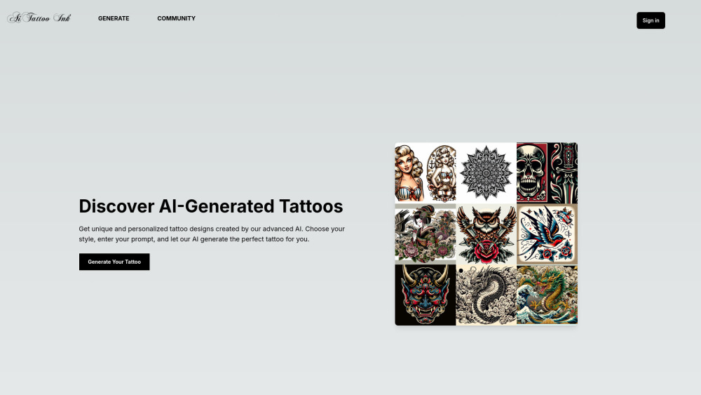 AI Tattoo Ink