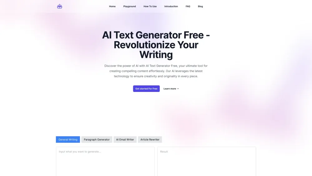 AI Text Generator Free