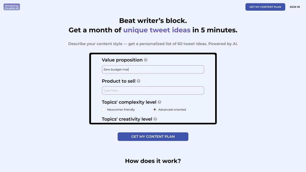 AI Tweet Ideas