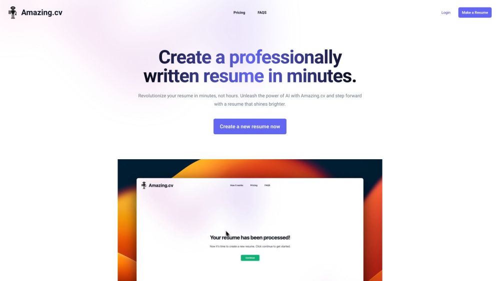Amazing CV