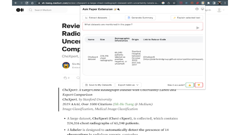 AskPaper - Chrome Extension