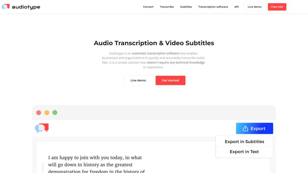 Audiotype