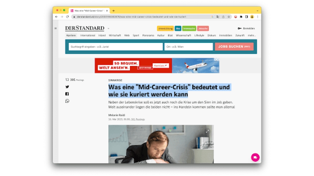 Austrian AI Rewrite & Translate Chrome Extension - Chrome Extens