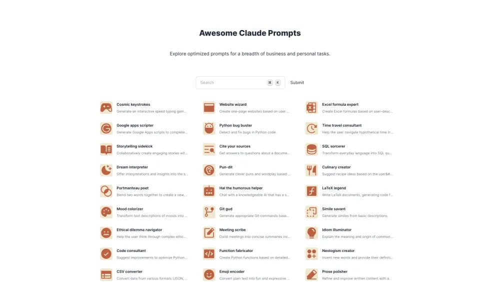 Awesome Claude Prompts