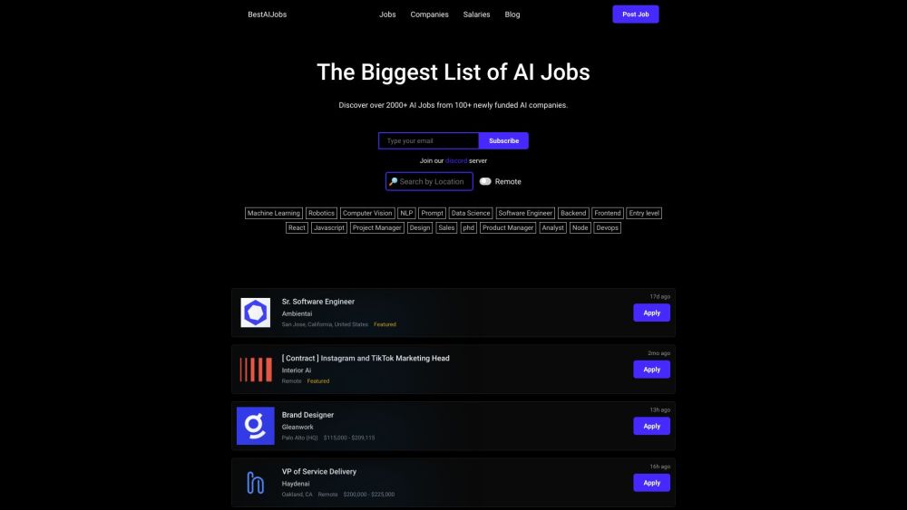 BestAIJobs