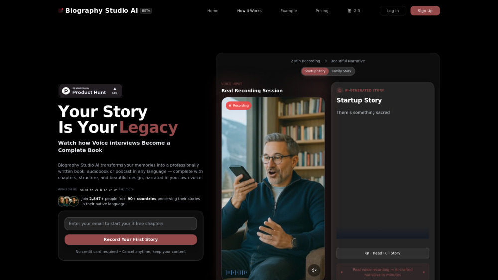 Biography Studio AI