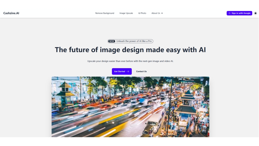 Cashzine.AI — SmarterCashzine.AI — Smarter Image Editing with AI