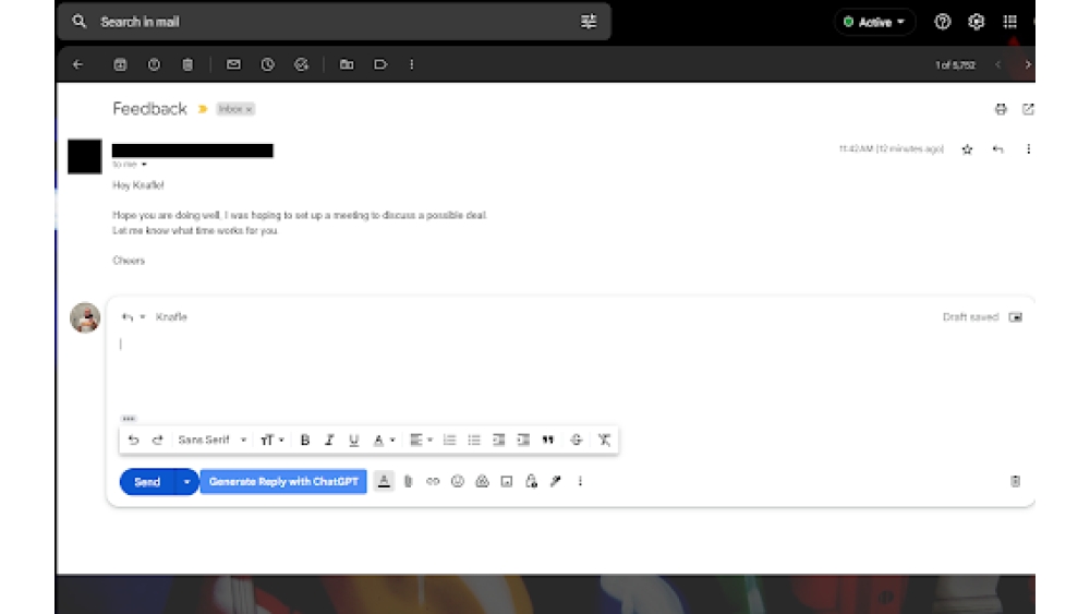 Chat GPT Autoresponse Generator - Chrome Extension