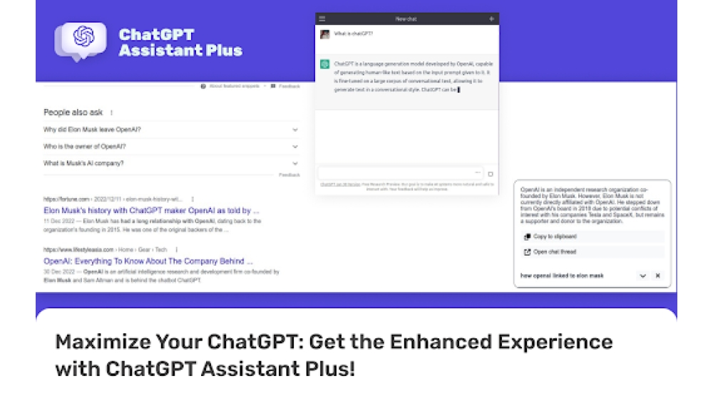 ChatGPT Assistant Plus - Chrome Extension