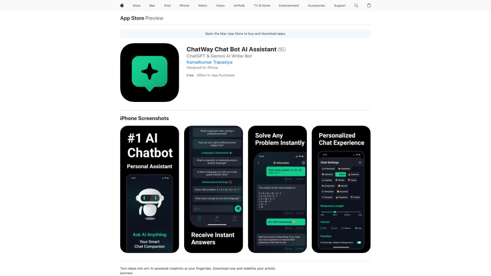 ChatWay Chat Bot AI Assistant