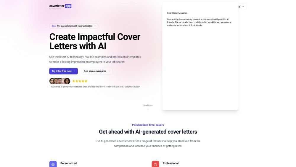 CoverLetter.app