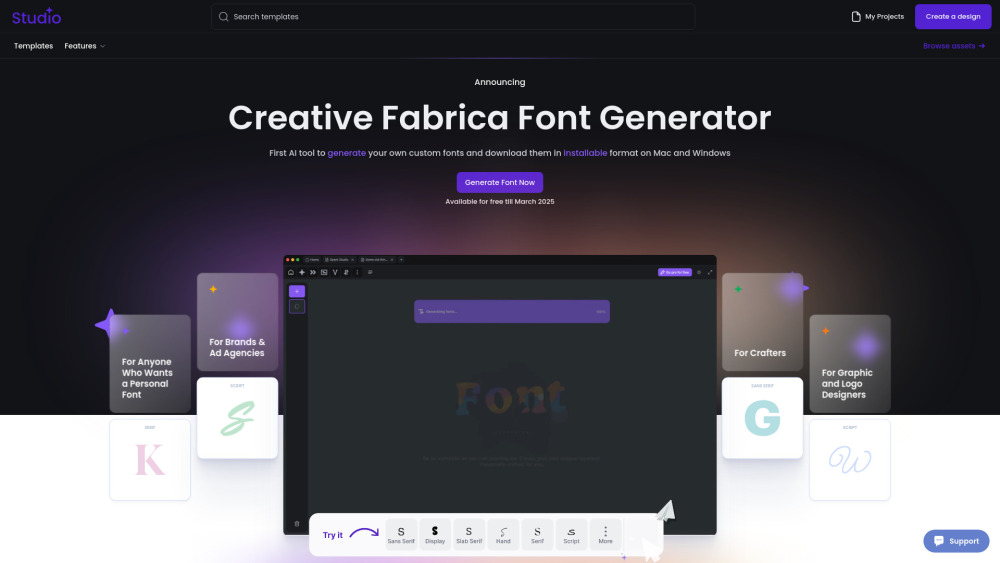 Creative Fabrica Font Generator