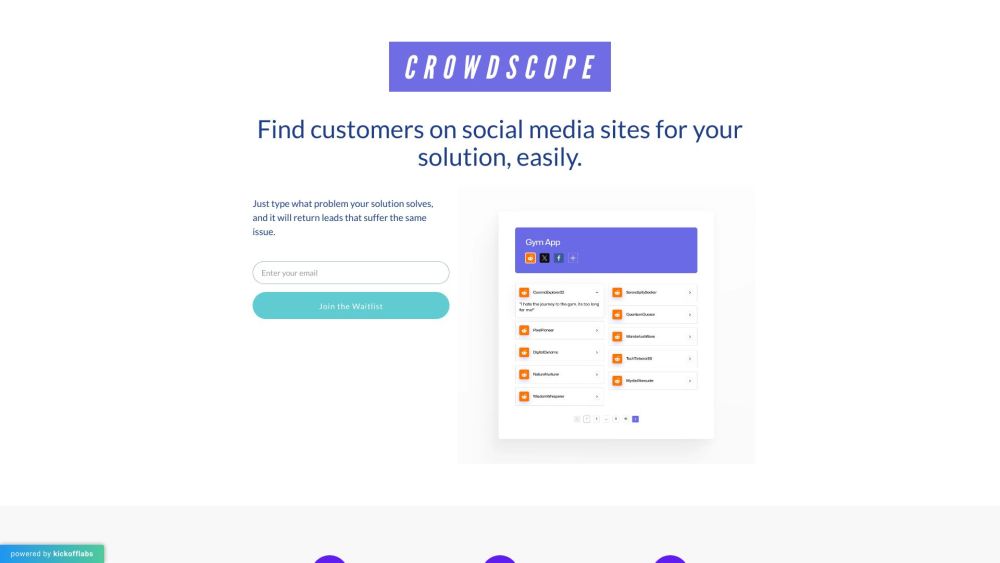 Crowdscope Waitlist
