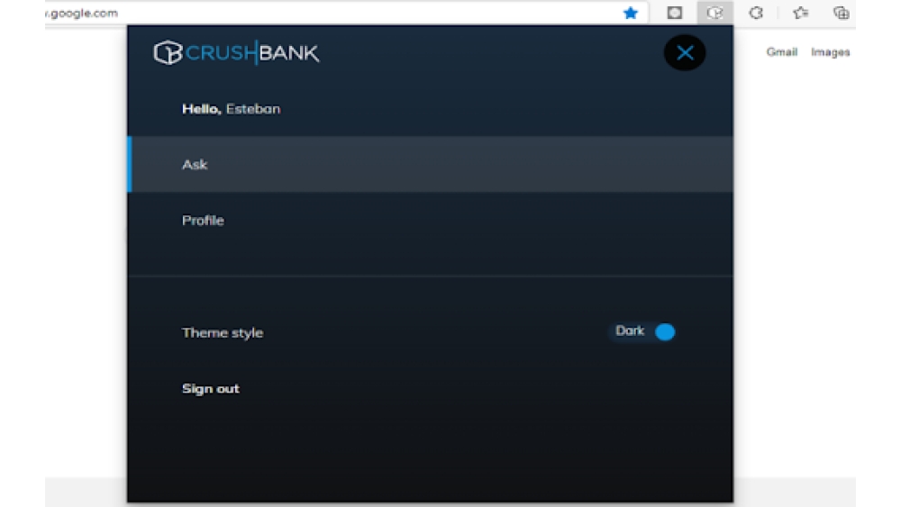 CrushBank Chrome Extension - Chrome Extension