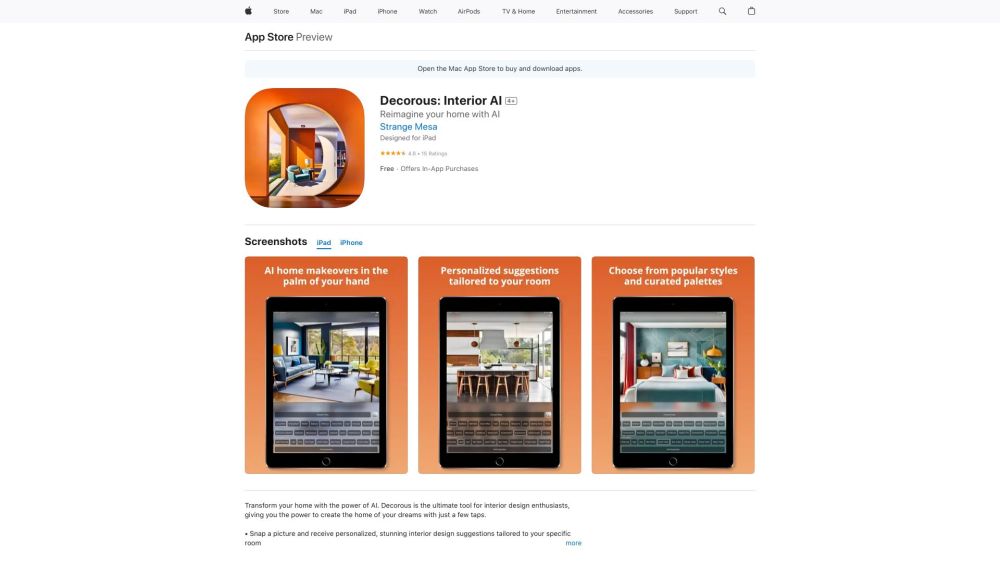 Decorous: AI Interior Design
