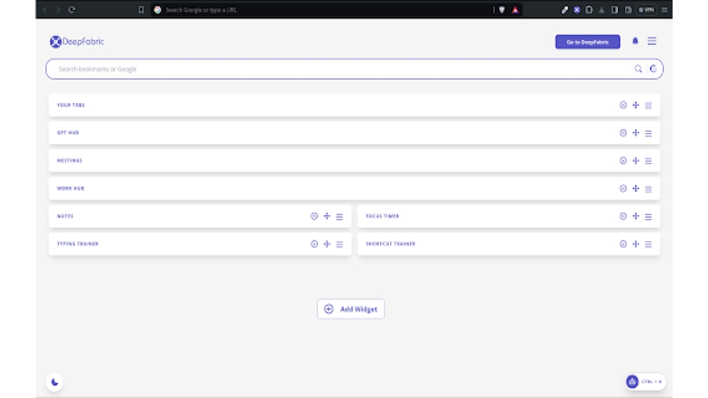 DeepFabric - Chrome Extension