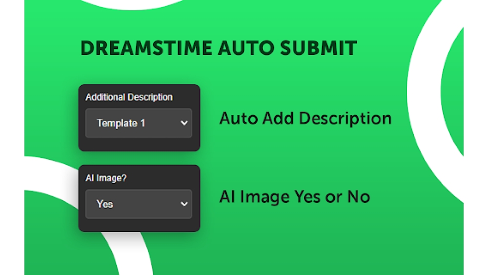 Demo Dreamstime Auto Submit for AI Image Stock - Chrome Extensio