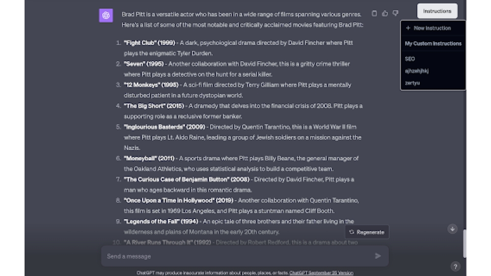 Easily manage your custom instructions right into Chat-GPT - Chr