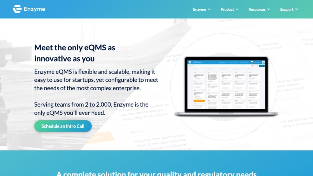 Enzyme QMS