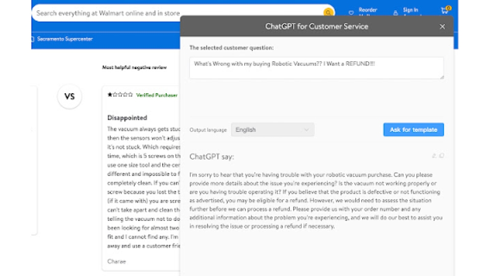 Etsy Customer Service Helper with ChatGPT - Chrome Extension