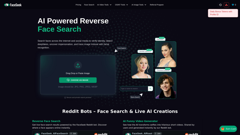 FaceSeek - AI Face Search