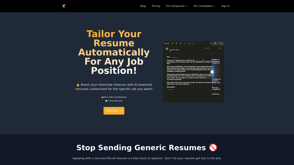 Fast Resume AI