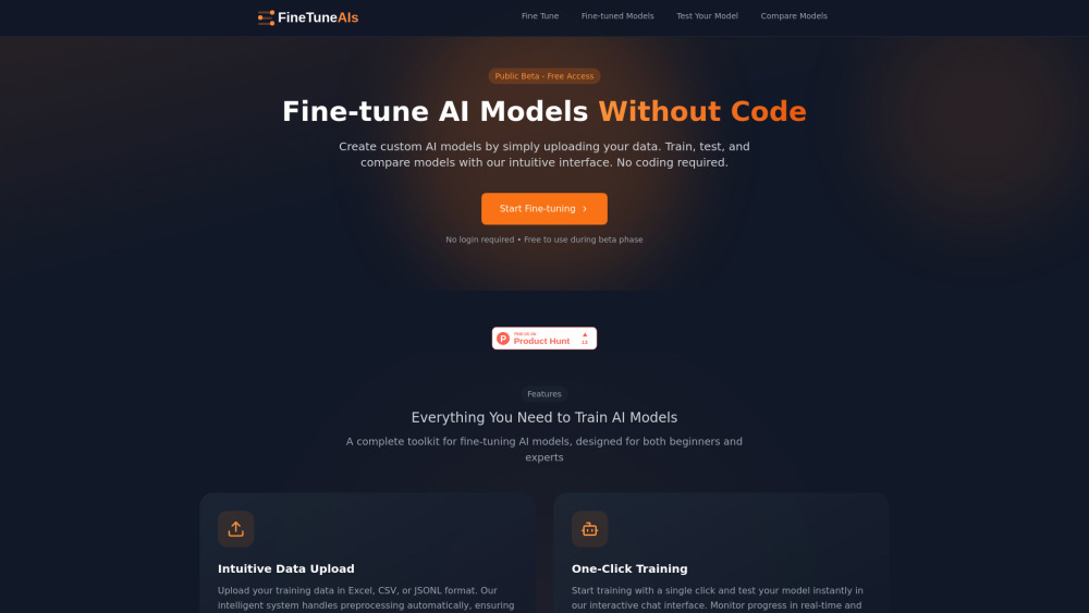 Fine-tune AIs