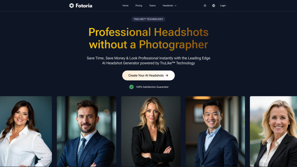 Fotoria - AI Headshot Generator