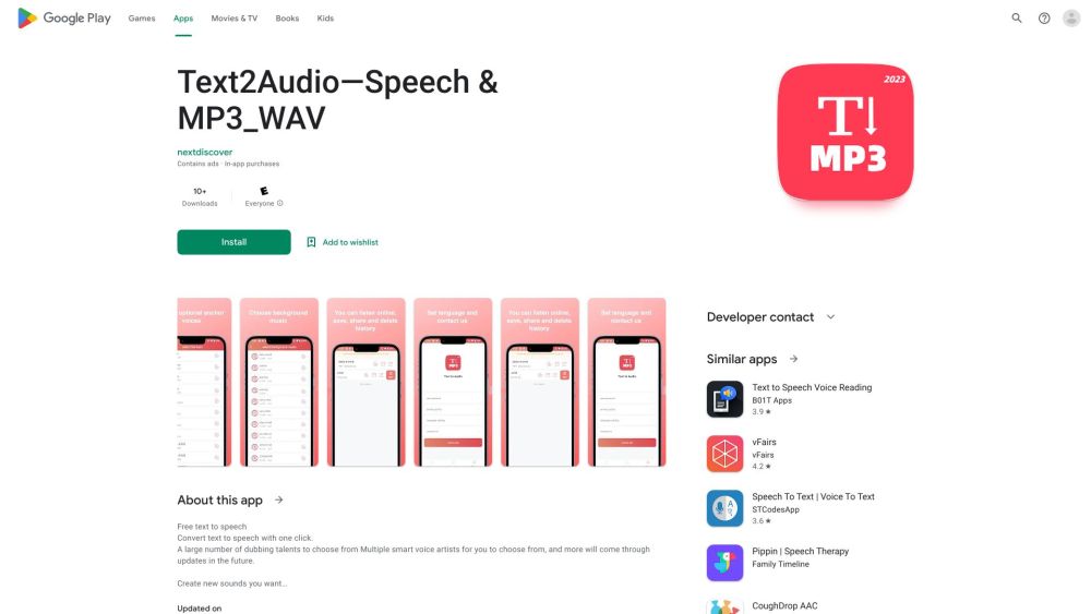 Free Text to Speech Generator - Chrome Extension