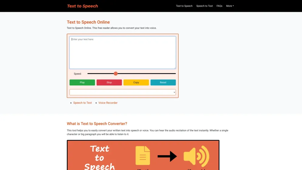 Free Text to Speech Online