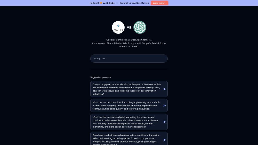 Gemini vs ChatGPT