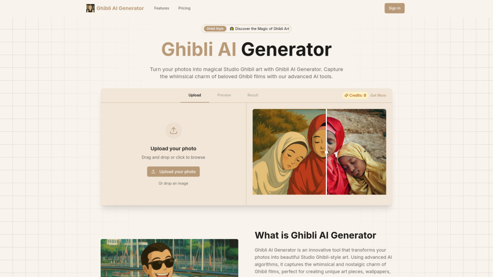 Ghibli AI Generator