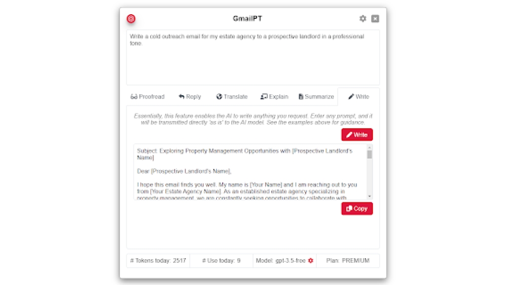 GmailPT - Chrome Extension
