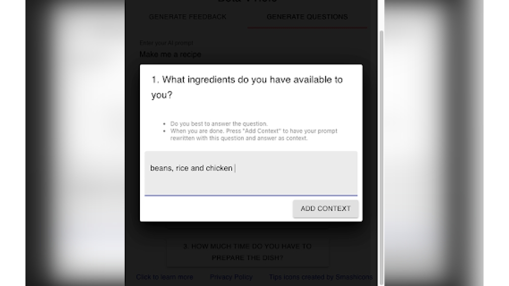 GPT3 Prompting and Feedback Tool - Chrome Extension