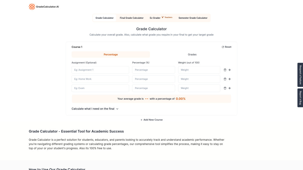 GradeCalculator.AI