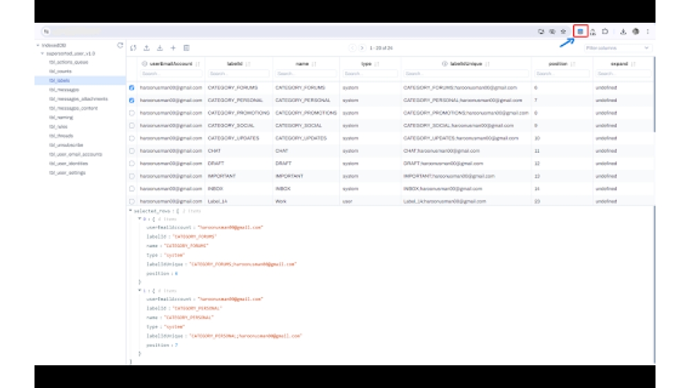 idb crud - Chrome Extension