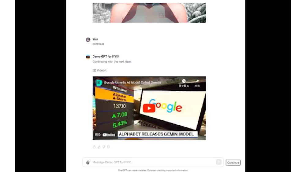 Image and Youtube Video Viewer for GPTs (IYVV) - Chrome Extensio