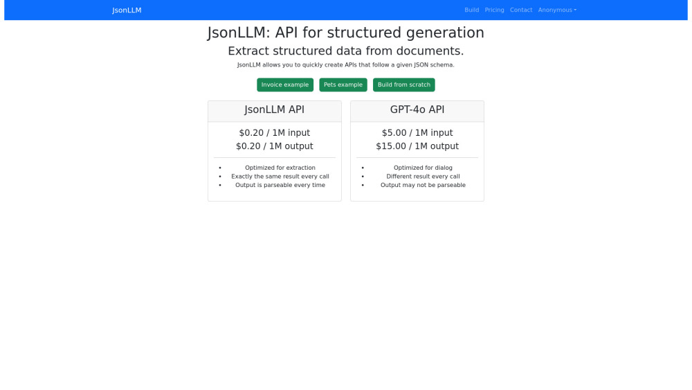 JsonLLM