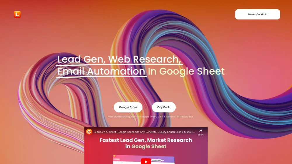 Lead Gen AI Sheet™