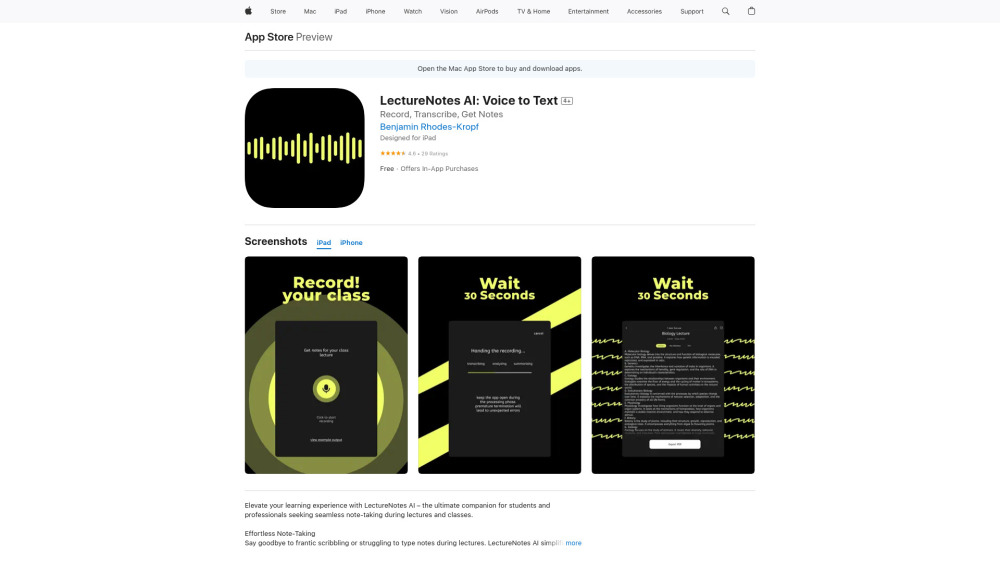 LectureNotes AI