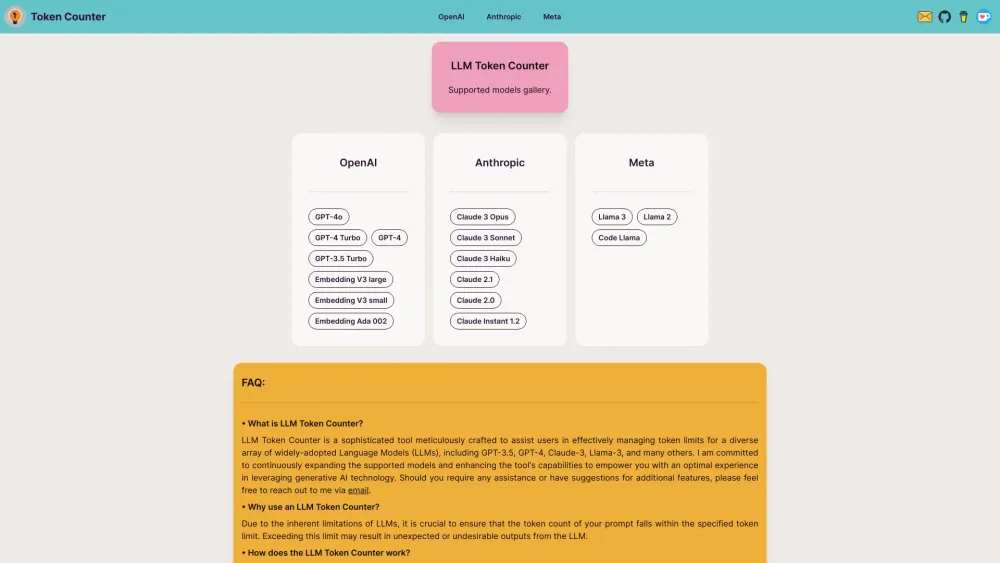LLM Token Counter