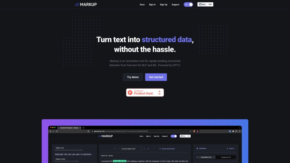 Markup
