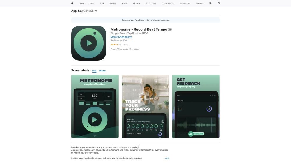 Metronome - Record Beat Tempo