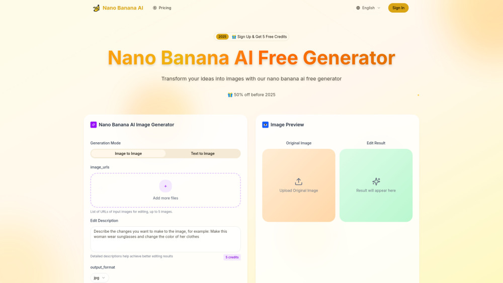 Nano Banana AI: Free AI Image Editor