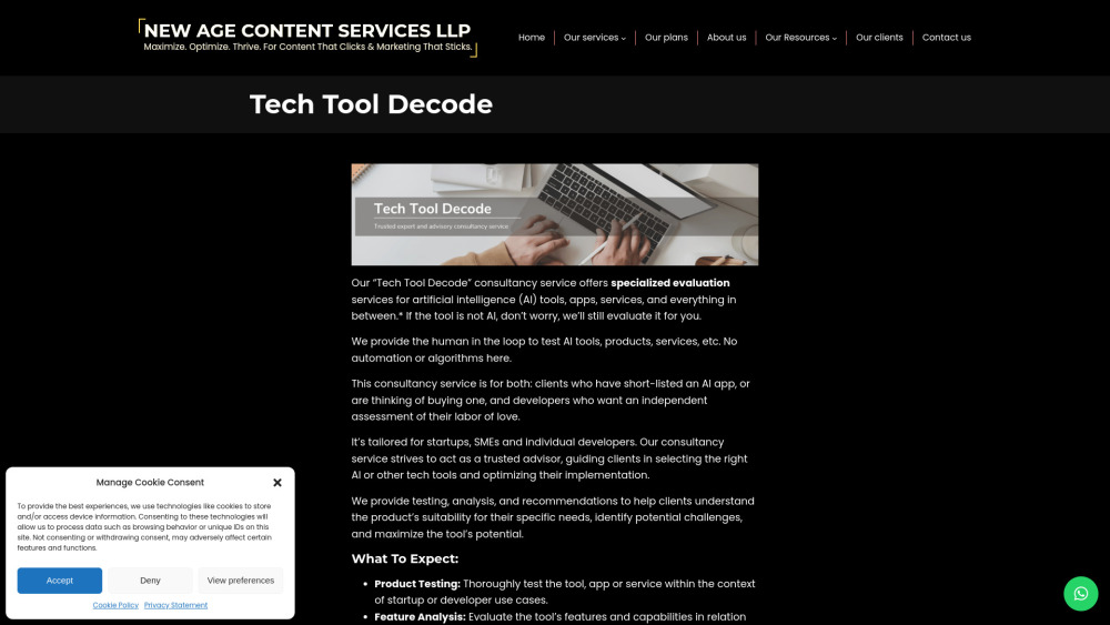 New Age Content Services LLP