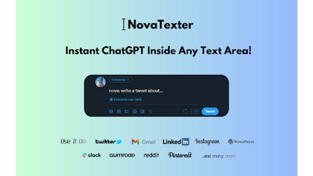 NovaTexter - Chrome Extension