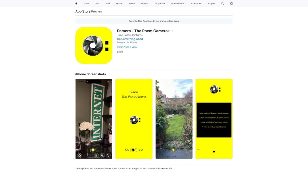 Pamera - The Poem Camera
